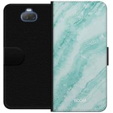 Gustaf - Pl&aring;nboksfodral till Sony Xperia 10 Plus med Mint Marble