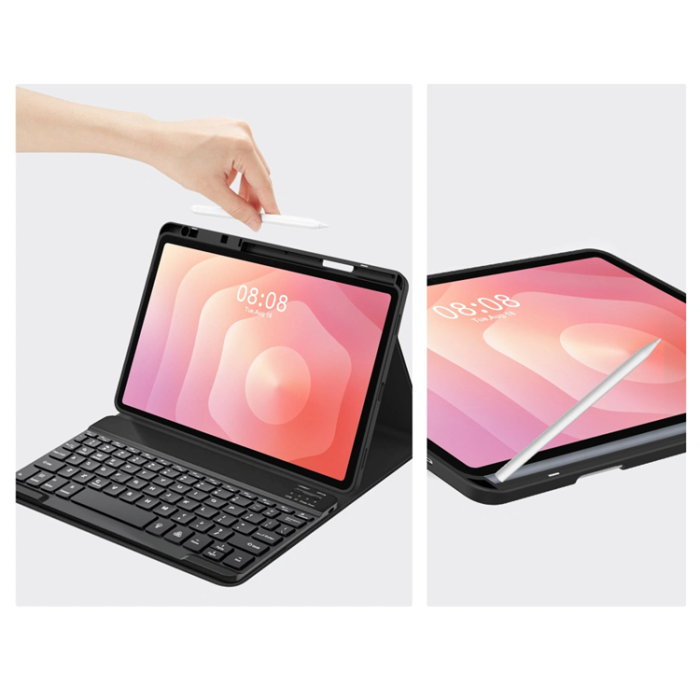 Tech-Protect - Tech-Protect Galaxy Tab S11 Fodral med Tangentbord - Svart