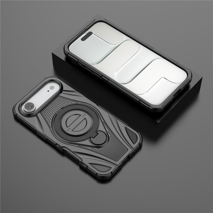 A-One Brand - iPhone Air Mobilskal MagSafe Magnetic Kickstand - Svart