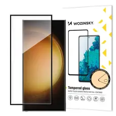 Wozinsky - Wozinsky Galaxy S24 Ultra H&auml;rdat Glas Sk&auml;rmskydd 9H - Svart