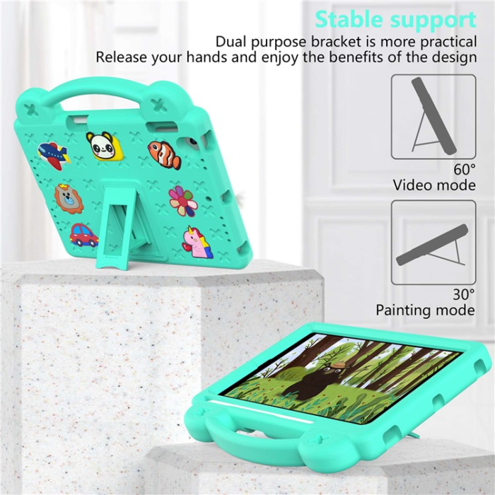 A-One Brand - iPad Air 2 (2014)/Air (2013) Skal EVA Kickstand Shockproof - Grön