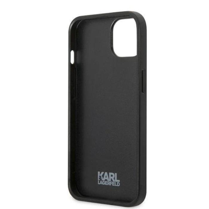 KARL LAGERFELD - Karl Lagerfeld iPhone 13 mini Skal Flower Ikonik Karl - Grå