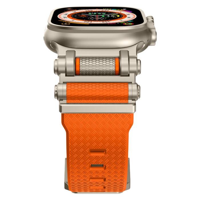 Boom of Sweden - Apple Watch Ultra 2 (49mm) Armband Rotation Axis Silikon - Orange
