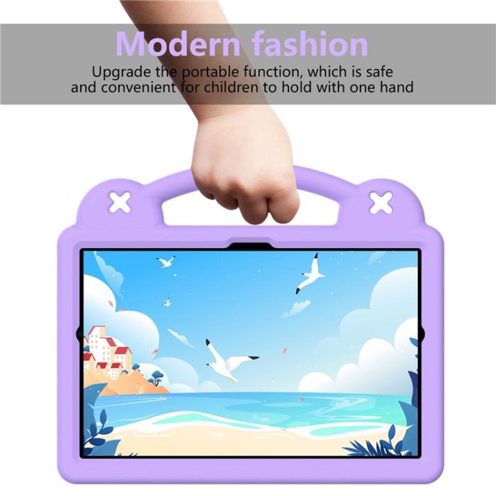 OEM - Galaxy Tab A8 10.5 (2021) Skal EVA Shockproof Kickstand - Lila