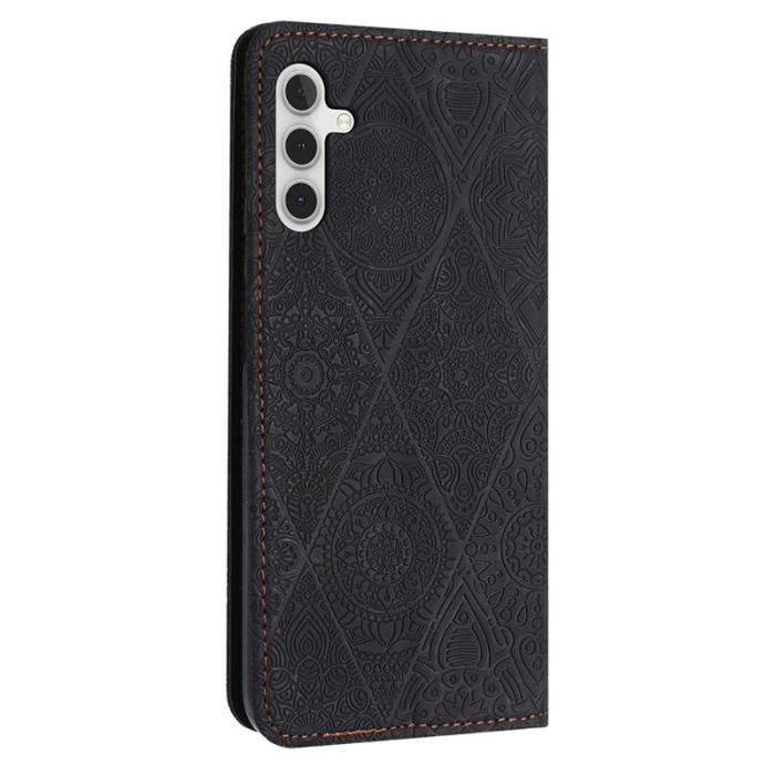OEM - Plånboksfodral för Samsung Galaxy S26 Konstläder Ställ - Svart