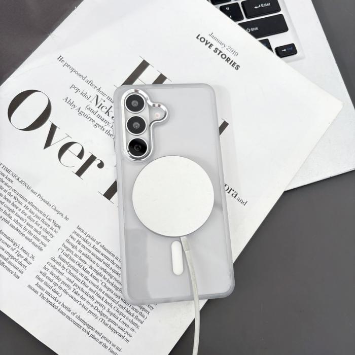 OEM - Mobilskal för Samsung Galaxy S26 Plus Magnetiskt TPU + PC - Vit