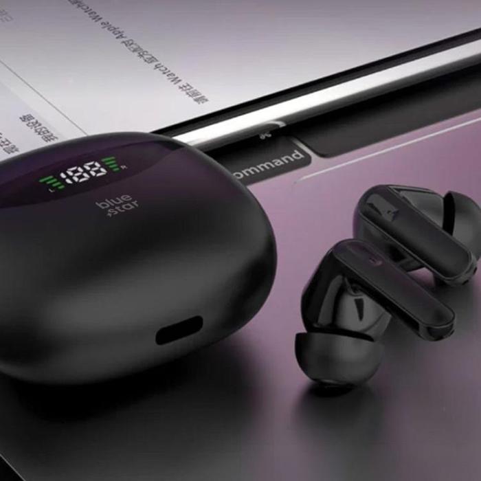Blue Star - Blue Star Trådlösa In-Ear Hörlurar TWS T60 - Svart