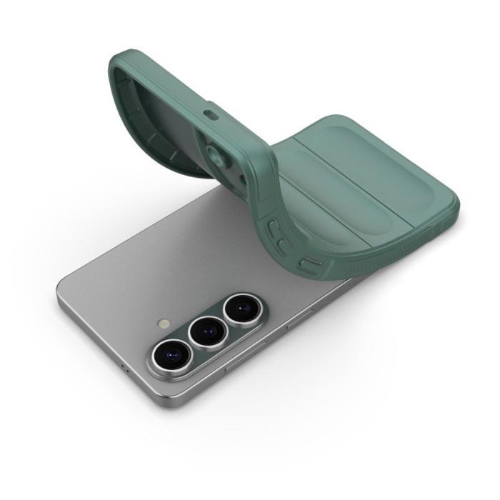 WANLONFENG - WANLONFENG Mobilskal för Samsung Galaxy S26 TPU Anti Slip Armgrön