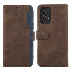 ABEEL - ABEEL Samsung Galaxy A53 5G Pl&aring;nboksfodral Konstl&auml;der RFID-Skydd Brun