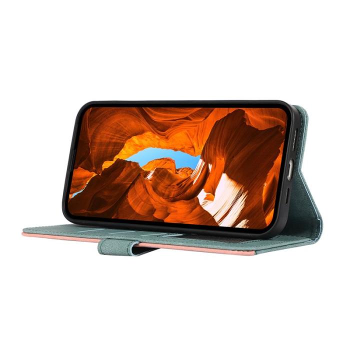 ABEEL - ABEEL Samsung Galaxy A53 5G Plånboksfodral Konstläder RFID-Skydd Blå
