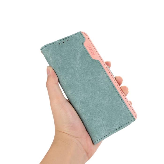 ABEEL - ABEEL Samsung Galaxy A53 5G Plånboksfodral Konstläder RFID-Skydd Blå