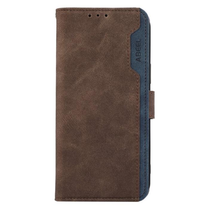 ABEEL - ABEEL Samsung Galaxy A53 5G Plånboksfodral Konstläder RFID-Skydd Brun