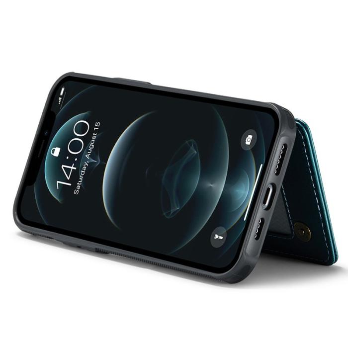 Caseme - CASEME C22 Fodral iPhone 12 Pro Max KonstLäder RFID-Skydd- Grön