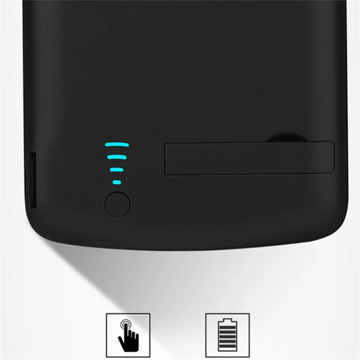 A-One Brand - Galaxy S10 4G Batteriskal 6000mAh E27 - Svart