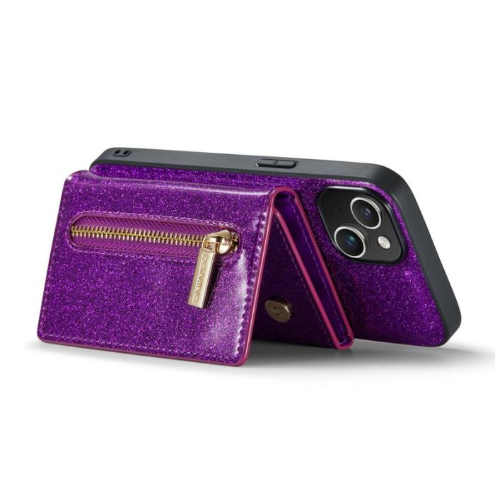 DG.MING - DG.MING M3 Series Mobilskal till iPhone 14 Plus 2-i-1 Glittrig Lila