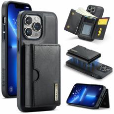 DG.MING - DG.MING M6 Series Mobilskal till iPhone 13 Pro Max Magnetiskt Wallet Svart