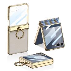 GKK - GKK Samsung Galaxy Z Flip7 Fodral PU PC - Gr&aring;