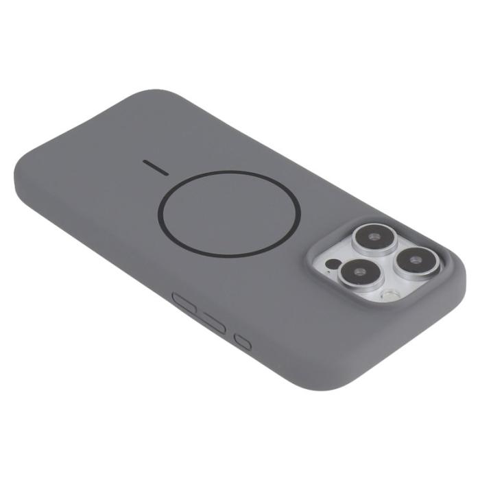 X-Level - X-LEVEL Mobilskal till iPhone 16 Pro MagSafe Flytande Silikon Svart