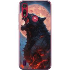 iSecrets - Mobilskal till Motorola Moto E6s (2020) med Ylande varg