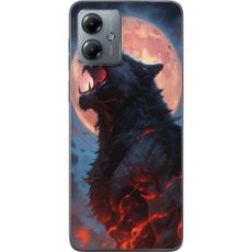 iSecrets - Mobilskal till Motorola Moto G14 med Ylande varg