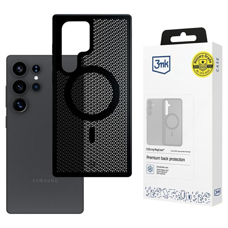 3MK Galaxy S25 Ultra Mobilskal MagSafe Cooling - Svart | 2353 | AlltMobil