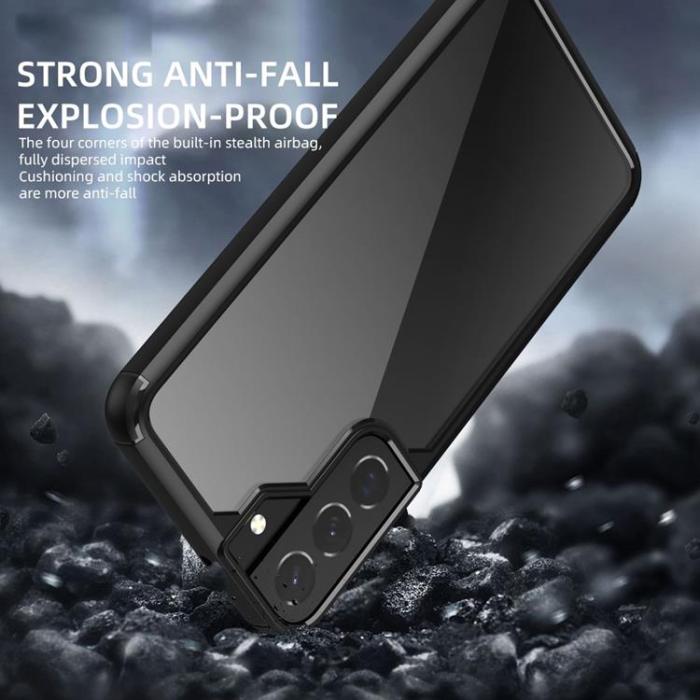 iPaky - IPAKY Acrylic Skal Galaxy S22 Plus 5G - Svart