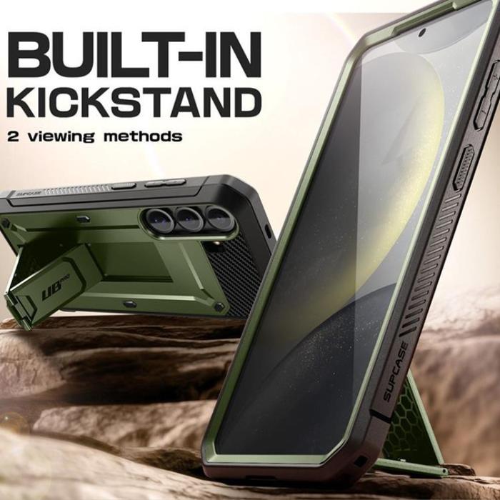 UTGATT - SupCase Galaxy S25 Mobilskal Unicorn Beetle Pro 2-Set - Guldan