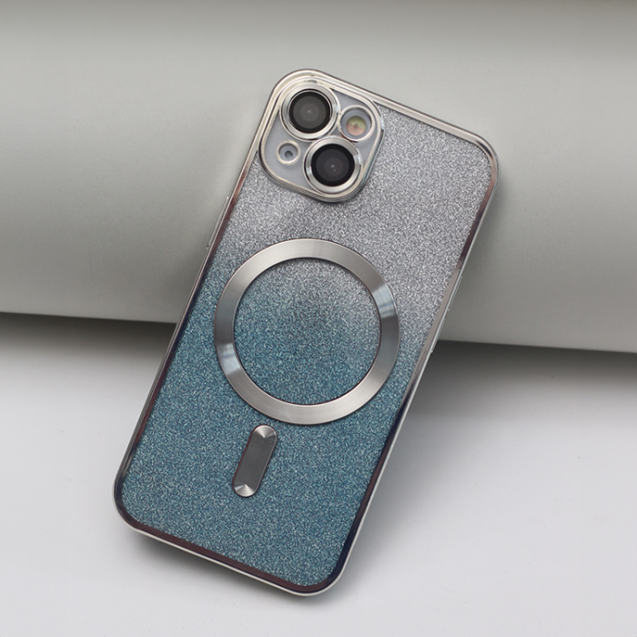OEM - iPhone 15 Plus Mobilskal MagSafe Glitter Chrome