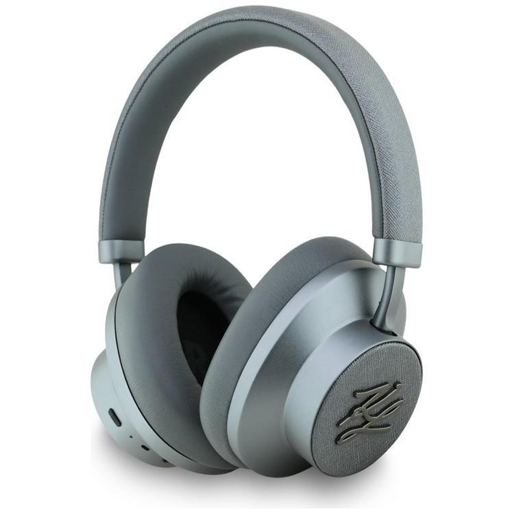 Karl Lagerfeld Over-Ear Hörlurar Bluetooth ANC Grained Initials - Grå | 505771 | AlltMobil