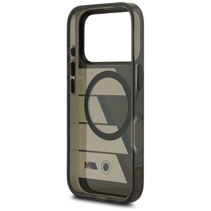 BMW - BMW iPhone 17 Pro Max Mobilskal MagSafe Metal Tricolor Lines - Anthracite