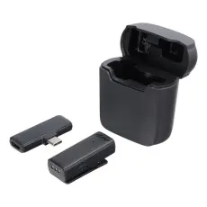 OEM - Tr&aring;dl&ouml;s lavaliermikrofon f&ouml;r Typ C med laddningsfodral S11