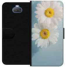 Gustaf - Pl&aring;nboksfodral till Sony Xperia 10 med Sommarblommor