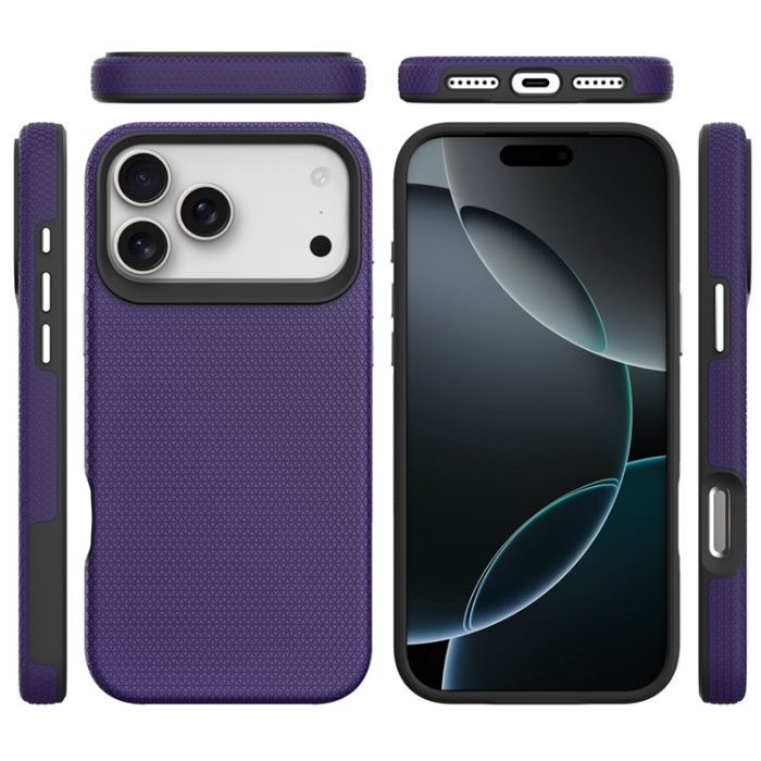 A-One Brand - iPhone 17 Pro Max Mobilskal MagSafe Protective TPU+PC - Lila