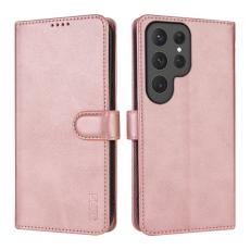 AZNS - AZNS Samsung Galaxy S26 Ultra Fodral PU L&auml;der - Ros&eacute;guld