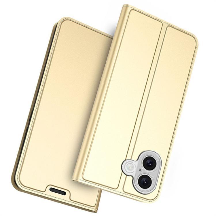 iPhone 17 Plånboksfodral med Kickstand - Guld (Guld) | 2353 | AlltMobil