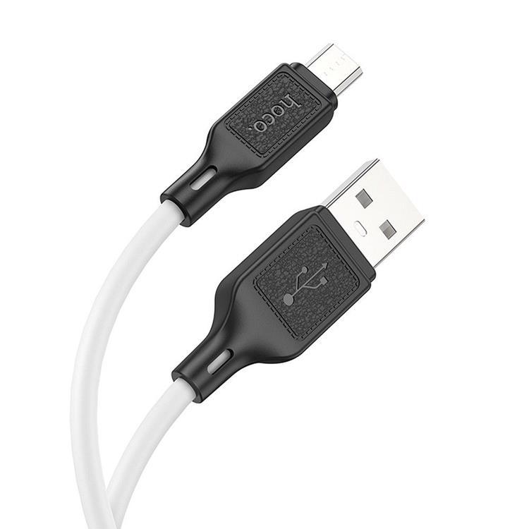 HOCO USB-A - Micro-USB Kabel 1m 2.4A X90 - Vit | 3541 | AlltMobil