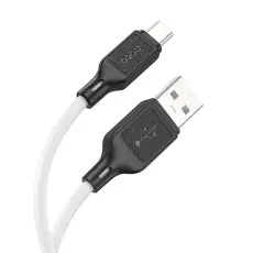 Hoco - HOCO USB-A - Micro-USB Kabel 1m 2.4A X90 - Vit
