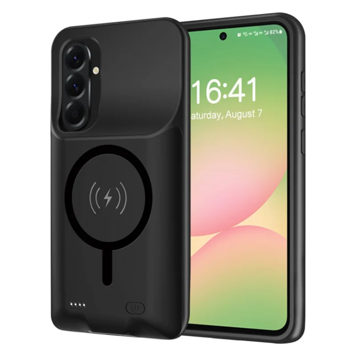 A-One Brand - Galaxy A36/A56 5G Batteriskal Magsafe 6000mAh G10 - Svart