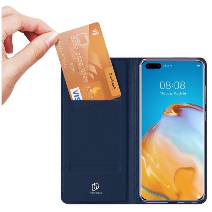 Dux Ducis - Dux Ducis Plånboksfodral till Huawei P40 Pro - Blå