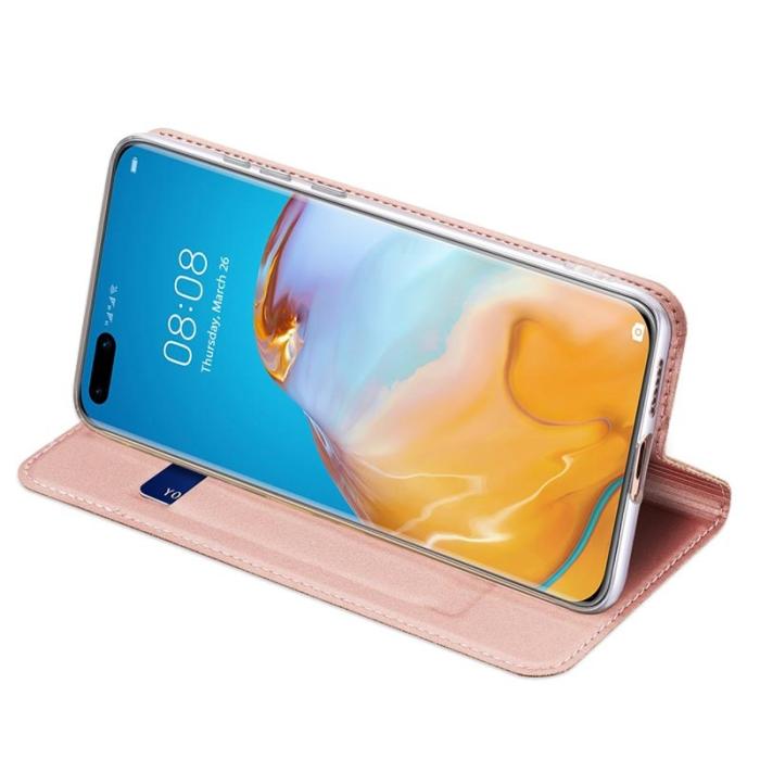 Dux Ducis - Dux Ducis Plånboksfodral till Huawei P40 Pro - Roséguld