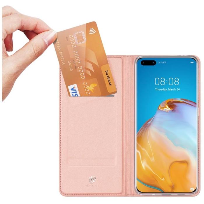 Dux Ducis - Dux Ducis Plånboksfodral till Huawei P40 Pro - Roséguld
