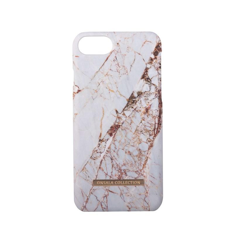 Onsala Collection mobilskal till iPhone 6/7/8/SE 2020 - White Rhino Marble | 2353 | AlltMobil