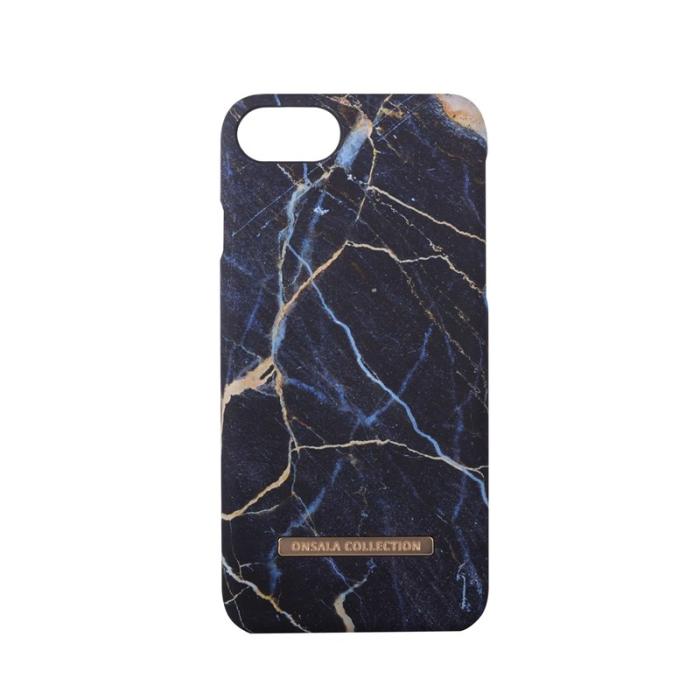 Onsala Collection - Onsala Collection mobilskal till iPhone 6/7/8/SE 2020 - Svart Galaxy Marble