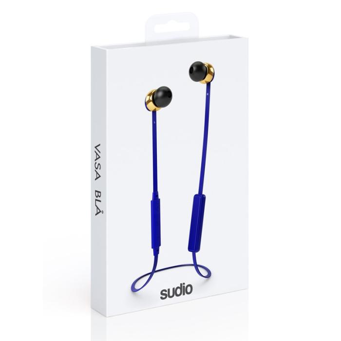 UTGATT4 - Sudio Hörlur VASA BLÅ Trådlös In-Ear Mic - Blå