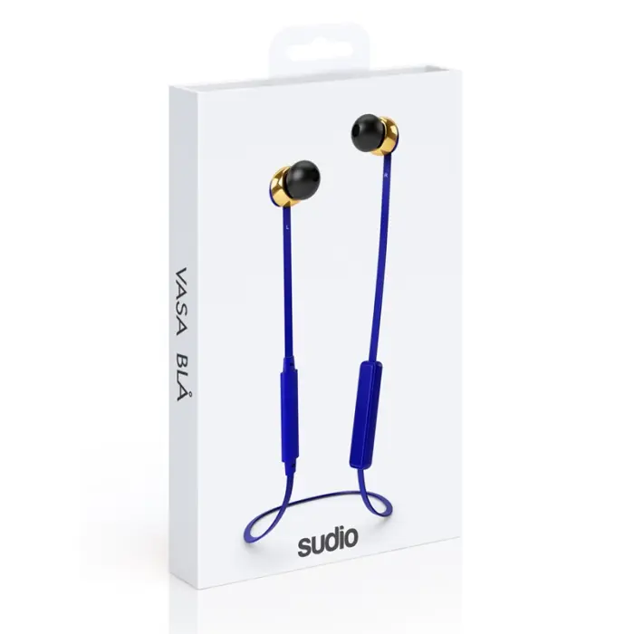 UTGATT4 - Sudio Hörlur VASA BLÅ Trådlös In-Ear Mic - Blå