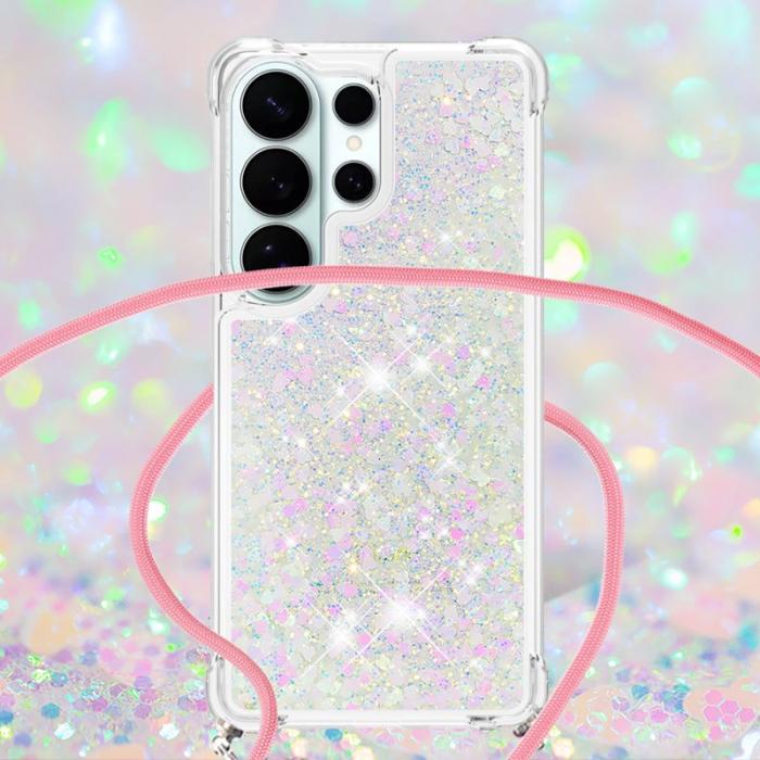 OEM - Mobilskal till Samsung Galaxy S26 Ultra TPU Quicksand - Laser / Hjärtan
