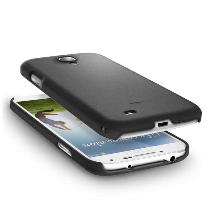 UTGATT4 - RINGKE Baksideskal till Samsung Galaxy S4 i9500 - (Svart)