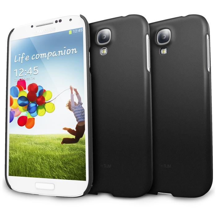 UTGATT4 - RINGKE Baksideskal till Samsung Galaxy S4 i9500 - (Svart)