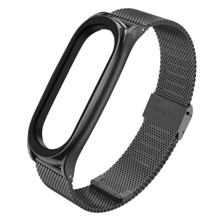 Tech-Protect - Tech-Protect Milaneseband Xiaomi Mi Smart Band 5 - Svart