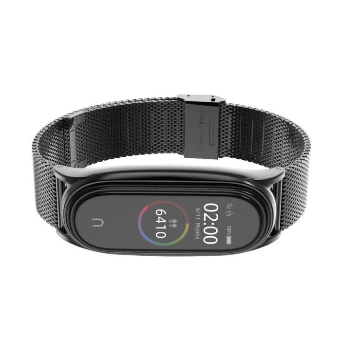 Tech-Protect - Tech-Protect Milaneseband Xiaomi Mi Smart Band 5 - Svart